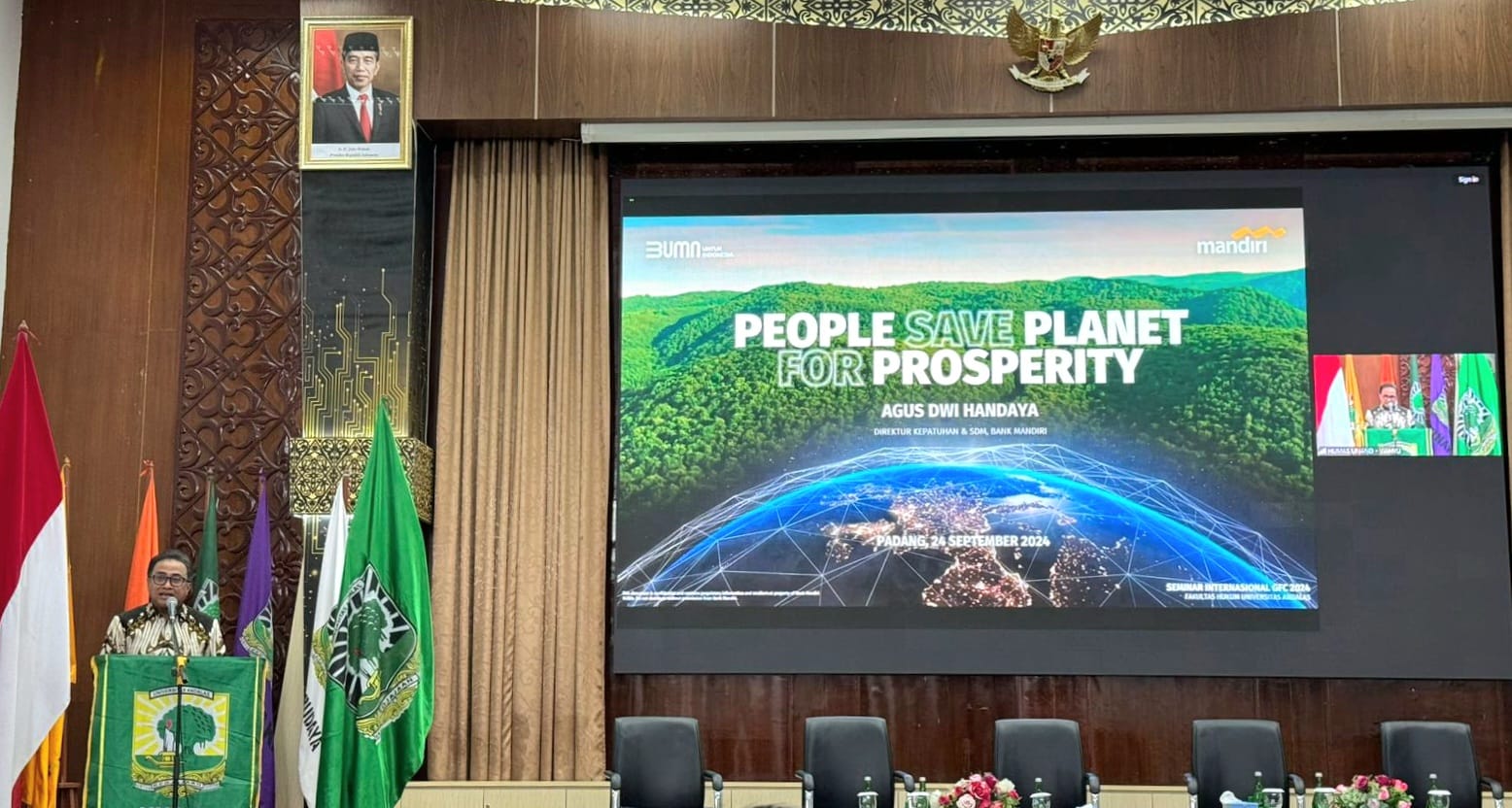Ketua IKAFEB USU Jadi Pembicara Seminar Internasional Tentang Green Financial Crime