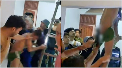 Indra Septiarman Pembunuh Nia Kurnia Sari Kabur ke Plafon, Ditarik Celananya oleh Polisi