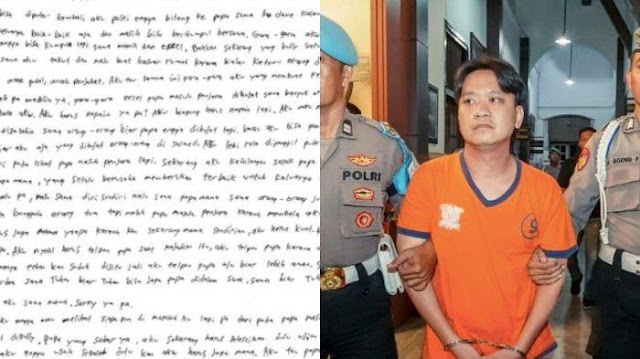 Curhatan Anak Ivan Sugianto Sesali Perbuatan, Salahkan Diri Membuat Ayahnya Dipenjara