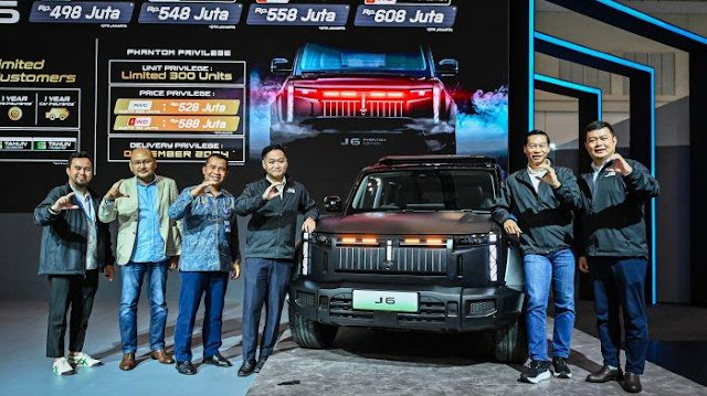 Sasis Aluminium, SUV Listrik Offroad Chery J6 Diniagakan di GJAW 2024 Harga..