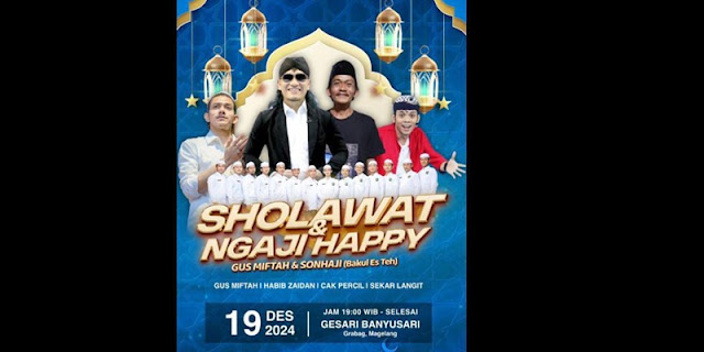 Usai Viral, Gus Miftah Gelar Ngaji Happy Bareng Tukang Es Teh