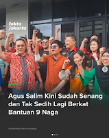 Agus Salim Kini Sudah Senang dan Tak Sedih Lagi Berkat Bantuan 9 Naga
