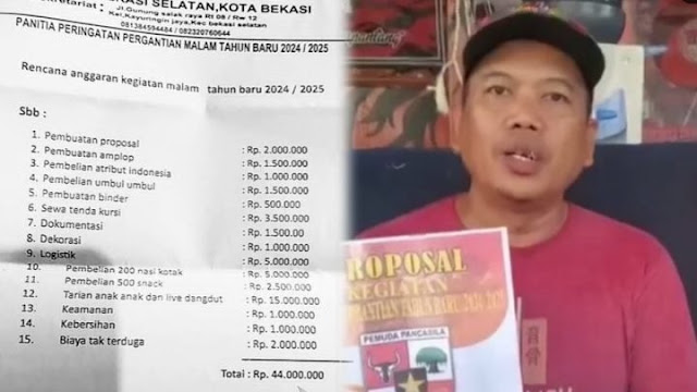 Pemuda Pancasila Kota Bekasi Minta Maaf soal Viralnya Proposal Sumbangan Tahun Baru