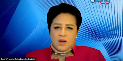 Analis militer dan pertahanan Connie Rahakundini Bakrie alias Connie Bakrie. FOTO/Tangkapan Layar. Ⓒ Hak cipta foto di atas dikembalikan sesungguhnya kepada pemilik foto