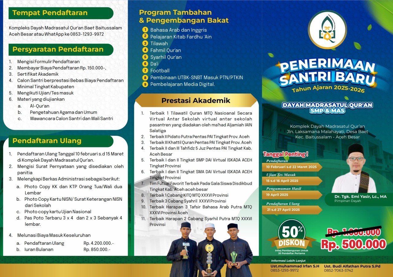 dayah madrasatul quran