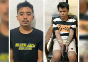 Pelaku utama dalam kasus ini adalah Noval Julianto (26), ditangkap Polres Langsa di rumah warga di Gampong Teungoh, Kecamatan Langsa Kota, Aceh, Selasa (24/2) malam. FOTO/Net. Ⓒ Hak cipta foto di atas dikembalikan sesungguhnya kepada pemilik foto