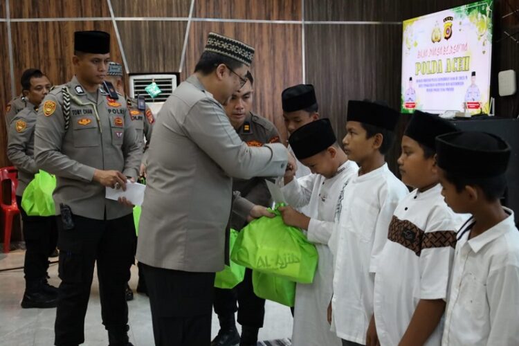 Polda Aceh Gelar Buka Puasa Bersama TNI-Polri dan Anak Yatim
