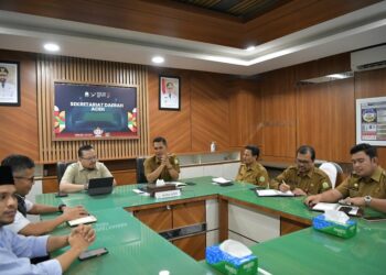 Plt Sekda Aceh dan Staf Khusus Menteri Ekraf Bahas Pengembangan Ekonomi Kreatif