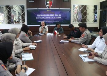 Tim Puslitbang Lakukan Penelitian di Polda Aceh: Targetkan Profesionalitas Polri
