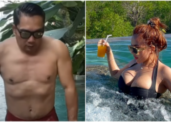 Mantan Gubernur Jawa Barat, Ridwan Kamil (kiri), Model majalah dewasa Lisa Mariana. FOTO/Kolase. Ⓒ Hak cipta foto di atas dikembalikan sesungguhnya kepada pemilik foto