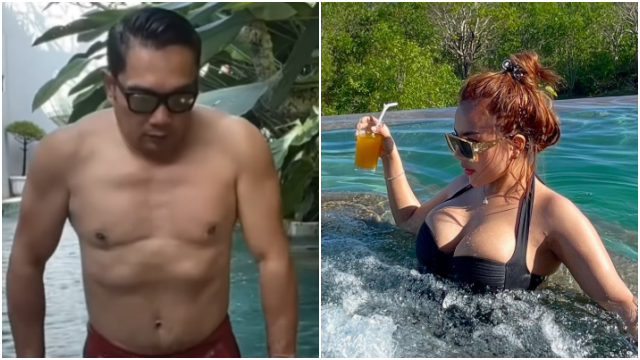 Mantan Gubernur Jawa Barat, Ridwan Kamil (kiri), Model majalah dewasa Lisa Mariana. FOTO/Kolase. Ⓒ Hak cipta foto di atas dikembalikan sesungguhnya kepada pemilik foto