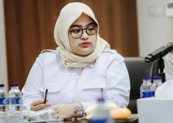 Anggota termuda DPR RI, Annisa Maharani Alzahra. FOTO/Net. Ⓒ Hak cipta foto di atas dikembalikan sesungguhnya kepada pemilik foto