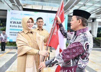 Diiringi Takbir, Illiza Lepas Kafilah MTR Kwarcab Banda Aceh