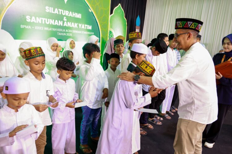 BPMA-KKKS Bersama Pemerintah Aceh Gelar Silaturahmi Ramadan dan Santunan Yatim