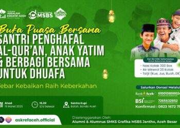 Yayasan Assalam Kreatif Aceh Ajak Masyarakat Berbagi Kebahagiaan di Bulan Ramadhan