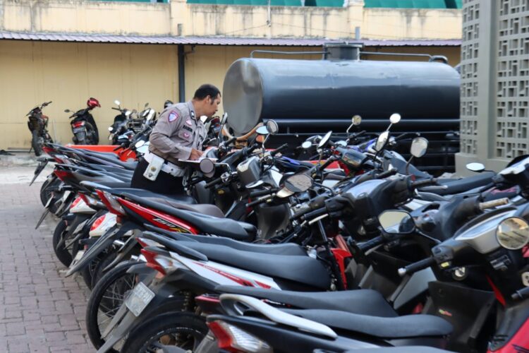Polresta Banda Aceh Amankan 30 Motor Balap Liar di Ulee Lheue