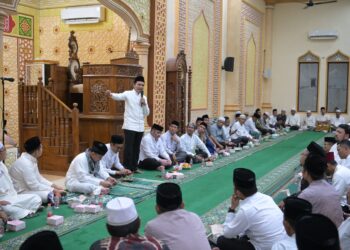 Jamaah Masjid Al-Munawarah Subulussalam Antusias Ikuti Safari Ramadan Pemerintah Aceh