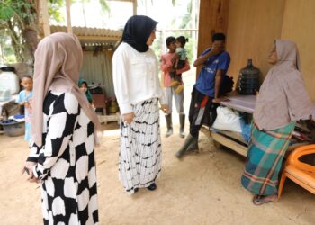 Ketua TP PKK Aceh Jemput Bola, Data Warga Miskin di Aceh Timur dan Aceh Utara