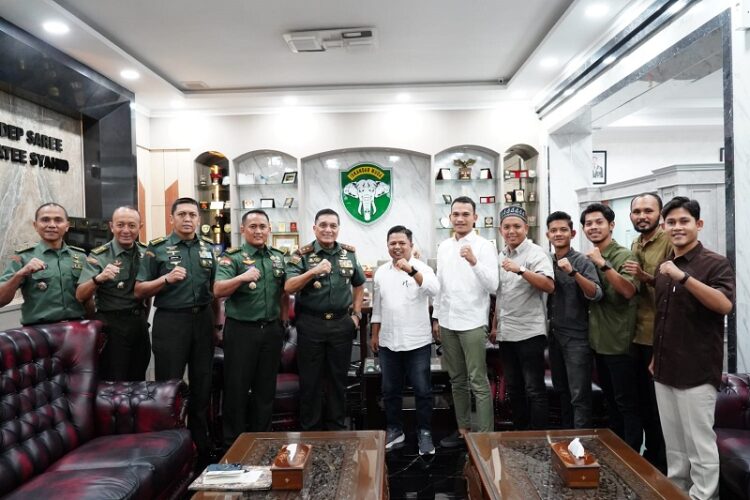 Terima Audiensi FPMPA, Pangdam IM Apresiasi Peran Pemuda dalam Pembangunan Aceh