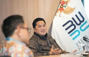 Erick Thohir dan BBM Oplosan, Warganet: Kalau di Jepang Sudah Mundur Teratur