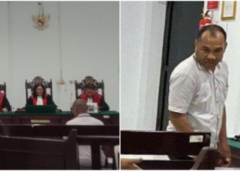 Majelis hakim Pengadilan Negeri Ambon menyatakan Inspektur Polisi Dua (Ipda) Zakarias Kadmaer bersalah melakukan tindak pidana penipuan ihwal seleksi penerimaan anggota Polri. FOTO/Kolase. Ⓒ Hak cipta foto di atas dikembalikan sesungguhnya kepada pemilik foto