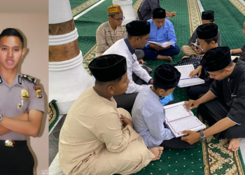 Briptu Kevin Hidayatullah, Polisi Muda yang Aktif Mengajar Ngaji di Masjid Raya Baiturrahman