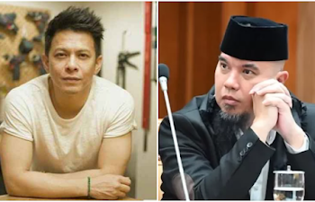 Ariel NOAH (kiri) Ahmad Dhani (kanan). FOTO/Kolase. Ⓒ Hak cipta foto di atas dikembalikan sesungguhnya kepada pemilik foto