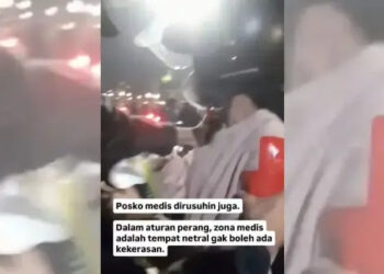 Amankan Aksi Demo di Malang, Polisi Diduga Menyasar Tim Medis, Netizen: Gak Beda sama Zionis
