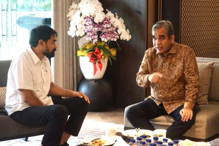 Gubernur Aceh Bertemu Ketua MPR Bahas Pembangunan Aceh