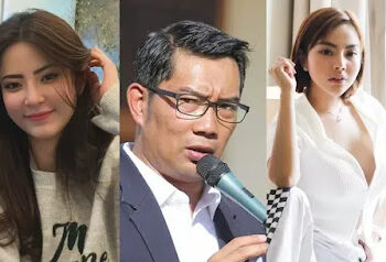 Ayu Aulia (kiri), Ridwan Kamil (tengah), Lisa Mariana (kanan). FOTO/Kolase. Ⓒ Hak cipta foto di atas dikembalikan sesungguhnya kepada pemilik foto