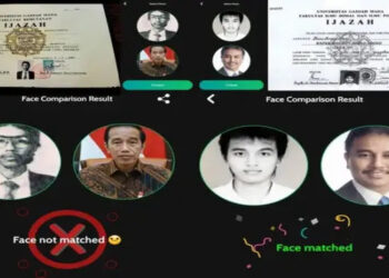 Teknologi AI Jujur dan Tidak Bohong, Memastikan Foto di Ijazah Jokowi No Matched alias Palsu