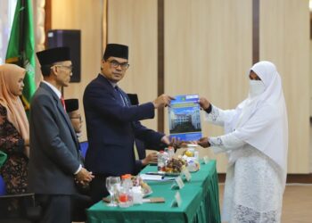 159 Peserta PPG UIN Ar-Raniry Dikukuhkan, Seluruh First Taker Lulus 100 Persen