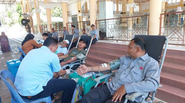 Gelar Donor Darah, BKM Masjid Abu Indrapuri Kumpulkan 90 Kantong