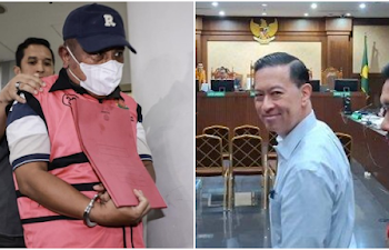 Pengadilan Negeri (PN) Jakarta Pusat memutuskan untuk merubah susunan majelis hakim yang mengadili  Menteri Perdagangan (Mendag) periode 2015—2016 Thomas Trikasih Lembong (Tom Lembong) terkait dugaan korupsi importasi gula. FOTO/Kolase. Ⓒ Hak cipta foto di atas dikembalikan sesungguhnya kepada pemilik foto