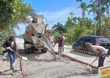 PUPR Perbaiki Jalan Rusak Dari Sungai Mas Ke Kota Meulaboh
