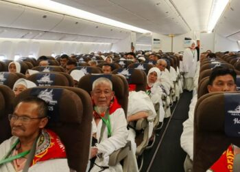 Kloter 3 Mendarat, 1.178 Jamaah Haji Aceh Tiba di Arab Saudi