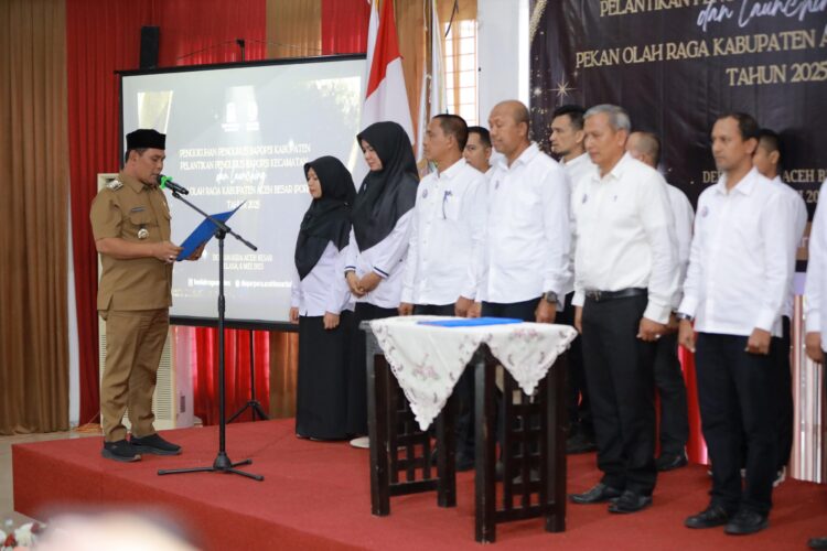 Bupati Aceh Besar, Muharram Idris (Syech Muharram) mengajak pengurus Badan Pembina Olahraga Pelajar Seluruh Indonesia (BAPOPSI) untuk menjadikan pengukuhan ini sebagai momentum untuk melakukan inovasi. FOTO/Net. Ⓒ Hak cipta foto di atas dikembalikan sesungguhnya kepada pemilik foto