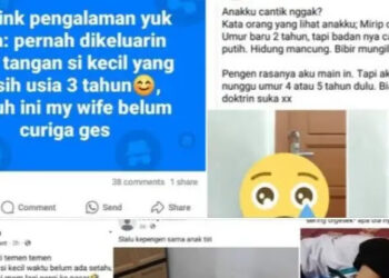 Dunia digital kembali dihebohkan dengan temuan mengejutkan sejumlah grup Facebook yang mempromosikan fantasi hubungan sedarah (inses). FOTO/Tangkapan Layar. Ⓒ Hak cipta foto di atas dikembalikan sesungguhnya kepada pemilik foto