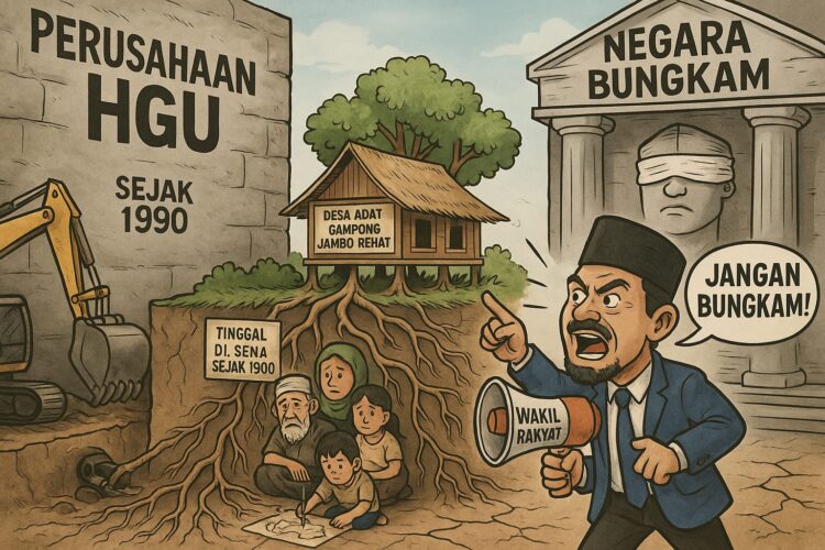 Desa Adat Terjepit HGU, Wakil Rakyat Aceh Timur Desak Pemerintah Tidak Bungkam