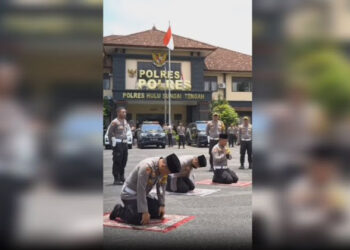 Kapolres Hulu Sungai Tengah Sebut 6 Polisi Positif Narkoba Dihukum Salat 5 Waktu hanya Upaya Sementara