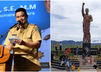 Patung Jokowi di Tanah Karo senilai Rp 2,5 M Selesai Dibangun, Sumber Dana Ada dari Bobby Sang Mantu
