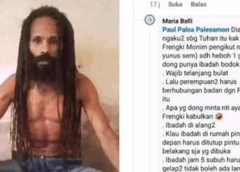 Heboh Aliran Sesat di Papua, Mengaku Tuhan, Ibadah Harus Telanjang Bulat