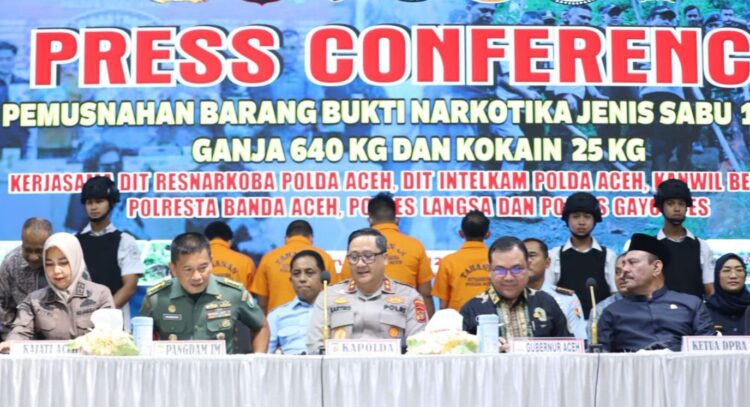 Gubernur Apresiasi Kapolda Aceh: Sinergi Tangkal Narkoba di Serambi Mekkah