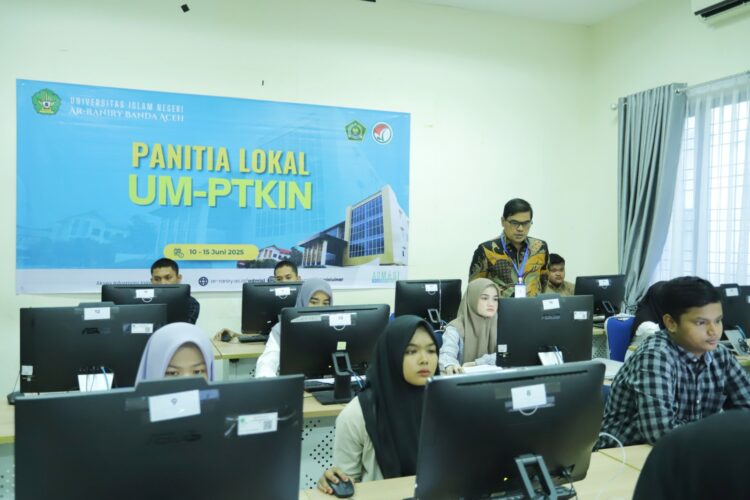 2.616 Peserta Ikuti Tes UM-PTKIN di UIN Ar-Raniry
