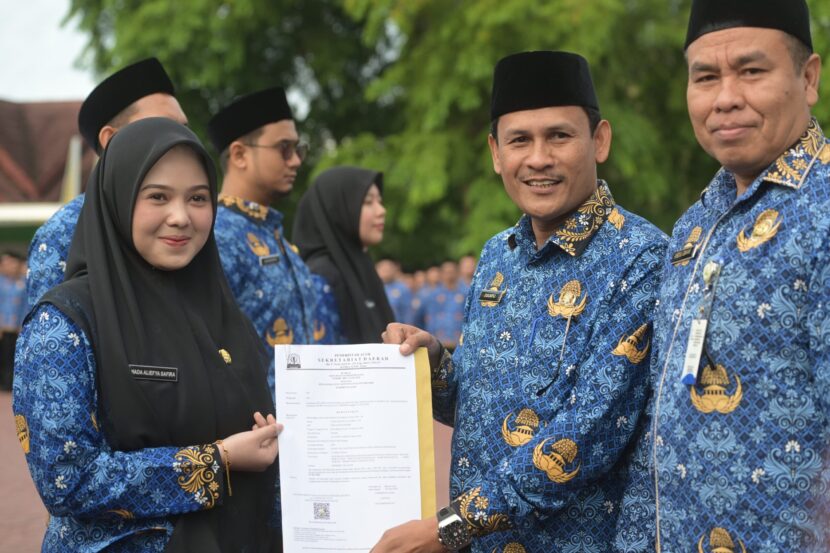 618 CASN Pemerintah Aceh Terima SK Pengangkatan dari Gubernur