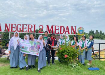 Kelompok Pencinta Alam GRAS Rayakan HUT ke 7 Tahun Dengan Sosialisasi Aksi Pelestarian Lingkungan Kepada Anggota PALH SMAN 2 Medan