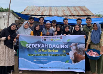GRAS dan Laznas Nurul Hayat Medan Berkolaborasi dengan 13 Komunitas Dalam Penyaluran Sedekah Daging Qurban di Pelosok Desa Kecamatan Labuhan Deli