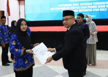 266 CPNS Dosen USK Terima SK Pengangkatan