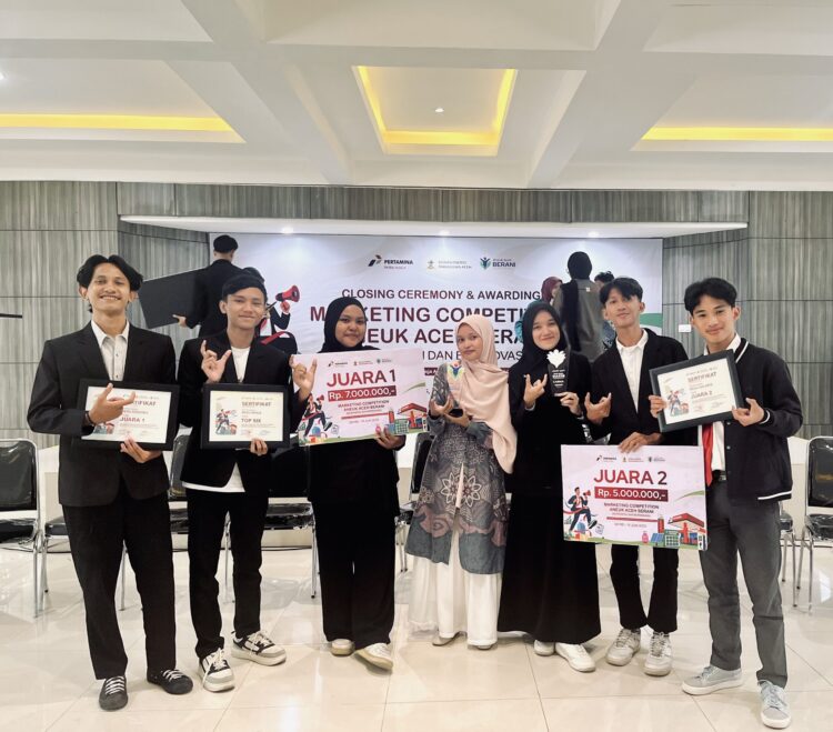 Mahasiswa USK Borong Juara di Marketing Competition Pertamina 2025 Aceh