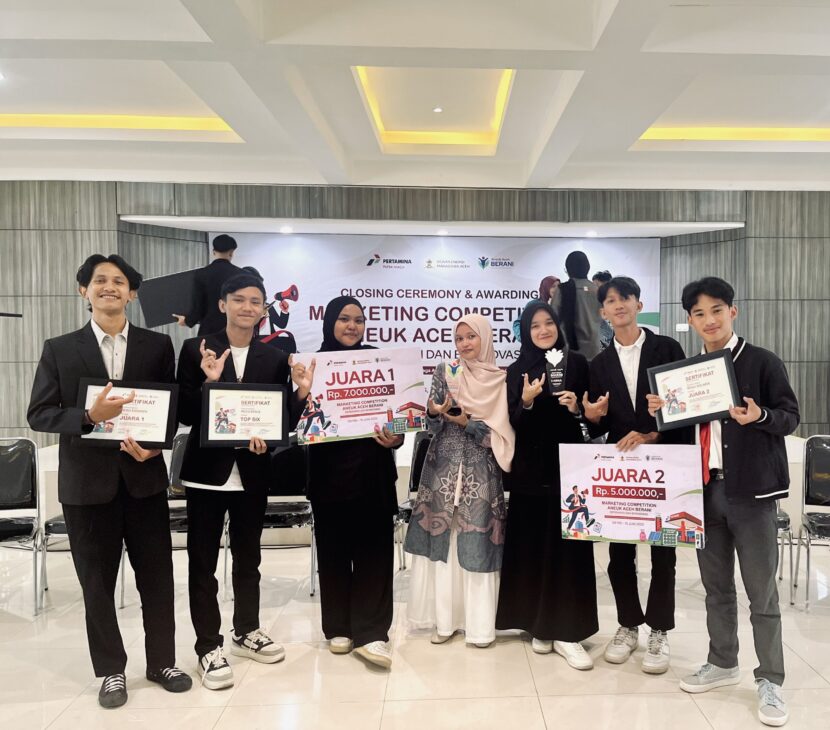 Mahasiswa USK Borong Juara di Marketing Competition Pertamina 2025 Aceh